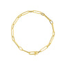 9K Yellow Gold Paper Link Bracelet | Gold and Diamond Bracelets Melbourne | Gold and Diamond Bracelets Australia | H&H Jewellery