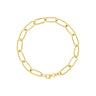 9K Yellow Gold Paper Link Bracelet | Gold and Diamond Bracelets Melbourne | Gold and Diamond Bracelets Australia | H&H Jewellery