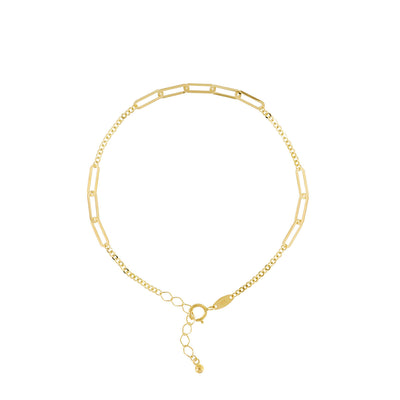 9K Yellow Gold Link Bracelet - WSGD90424.YG - H&H Jewellery Pty Ltd