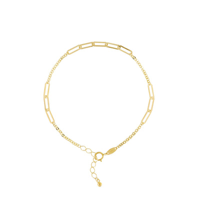 9K Yellow Gold Link Bracelet | Gold and Diamond Bracelets Melbourne | Gold and Diamond Bracelets Australia | H&H Jewellery