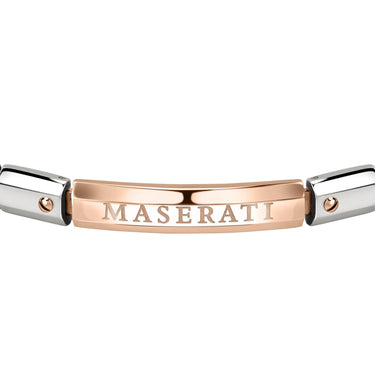 Maserati Jewels - Men's Rose Gold Two Tone Screw Bracelet JM220ASQ06 - H&H Jewellery Pty Ltd