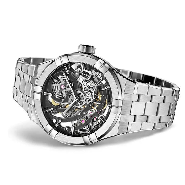 Maurice Lacroix - AIKON Automatic Skeleton 45mm AI6028-SS002-030-2 – H&H  Jewellery Pty Ltd