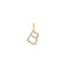 9K Gold Diamond 'B' Initial Pendant - DSSP-B - H&H Jewellery Pty Ltd