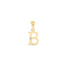 9K Gold Single Diamond 'B' Initial Pendant - DSNP-B - H&H Jewellery Pty Ltd