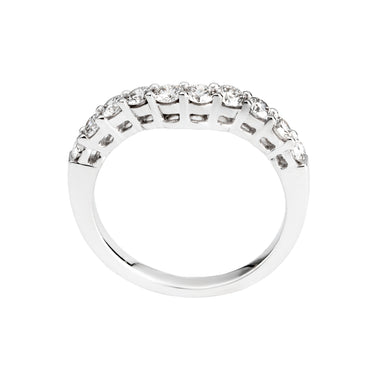 18K White Gold Tdw. 0.61ct Diamond Ring - 20662882 - H&H Jewellery Pty Ltd