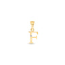 9K Gold Single Diamond 'F' Initial Pendant - DSNP-F - H&H Jewellery Pty Ltd