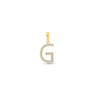 9K Gold Diamond 'G' Initial Pendant - DSSP-G - H&H Jewellery Pty Ltd