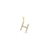 9K Gold Diamond 'H' Initial Pendant - DSSP-H - H&H Jewellery Pty Ltd