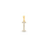 9K Gold Diamond 'I' Initial Pendant - DSSP-I - H&H Jewellery Pty Ltd