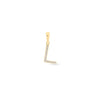 9K Gold Diamond 'L' Initial Pendant - DSSP-L - H&H Jewellery Pty Ltd