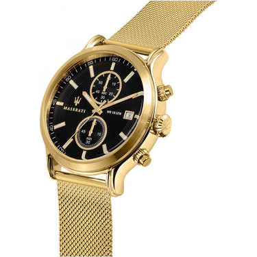 Maserati - Epoca Gold Tone Steel Mesh Watch R8873618014 - H&H Jewellery Pty Ltd