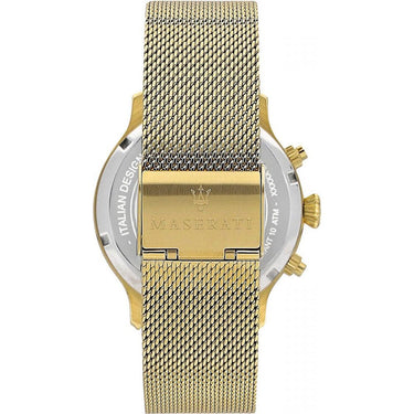 Maserati - Epoca Gold Tone Steel Mesh Watch R8873618014 - H&H Jewellery Pty Ltd