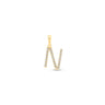 9K Gold Diamond 'N' Initial Pendant - DSSP-N - H&H Jewellery Pty Ltd