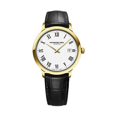 Raymond Weil - Toccata Classic PVD Gold White Dial Quartz Watch | Raymond Weil Watches Melbourne | Raymond Weil Watches Australia | H&H Jewellery
