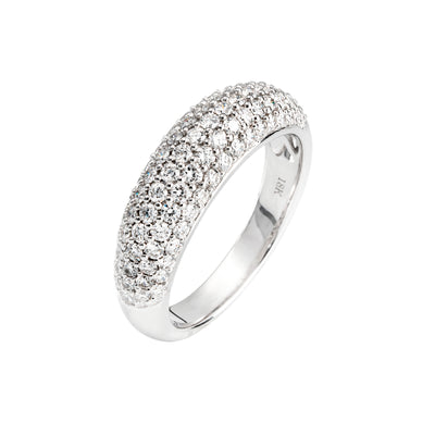 18K White Gold Tdw. 1.22ct Diamond Ring - 20690038 - H&H Jewellery Pty Ltd