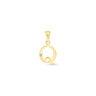 9K Gold Single Diamond 'Q' Initial Pendant - DSNP-Q - H&H Jewellery Pty Ltd