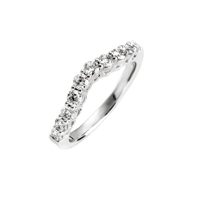 18K White Gold Tdw. 0.61ct Diamond Ring - 20662882 - H&H Jewellery Pty Ltd