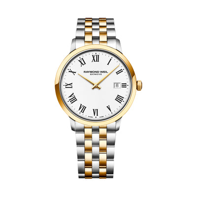 Raymond Weil - Toccata Classic Two-Tone White Dial Quartz Watch | Raymond Weil Melbourne | Raymond Weil Australia | H&H Jewellery