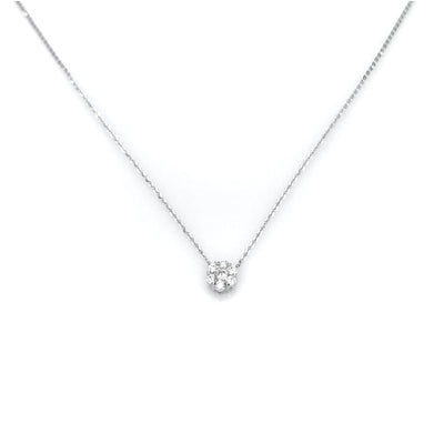 18K White Gold Tdw. 0.20ct Diamond Necklace - 20727727 - H&H Jewellery Pty Ltd