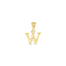9K Gold Single Diamond 'W' Initial Pendant - DSNP-W - H&H Jewellery Pty Ltd