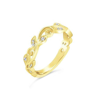 9K Gold Tdw. 0.09ct Diamond Ring - DSNR5506 - H&H Jewellery Pty Ltd