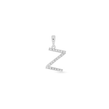 9K Gold Diamond 'Z' Initial Pendant - DSSP-Z - H&H Jewellery Pty Ltd